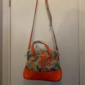 Kate Spade Orange Floral Cross Body